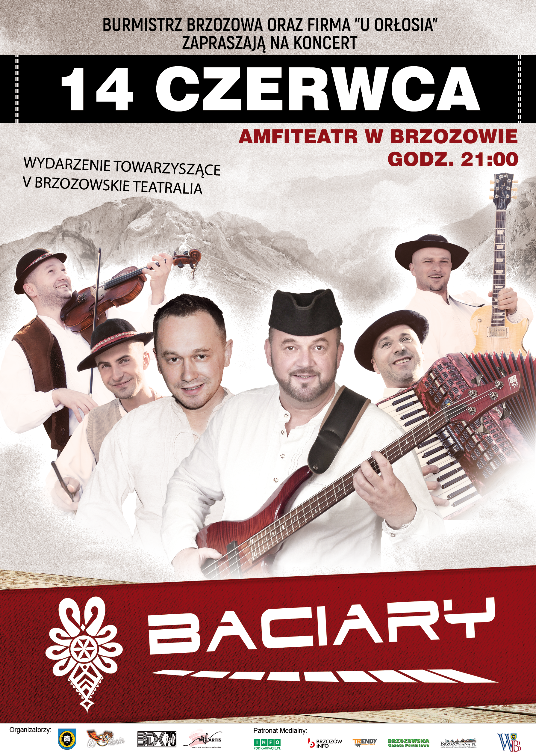 Baciary Brzozów 14 Czerwca 2026 Plakat