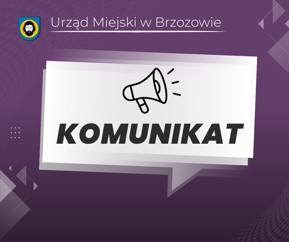 Informacja dot. godzin pracy Urzędu Miejskiego w Brzozowie