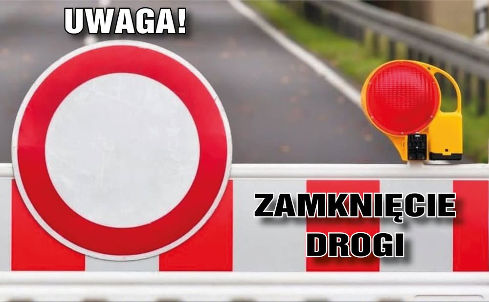 Zamknięcie drogi w miejscowości Humniska