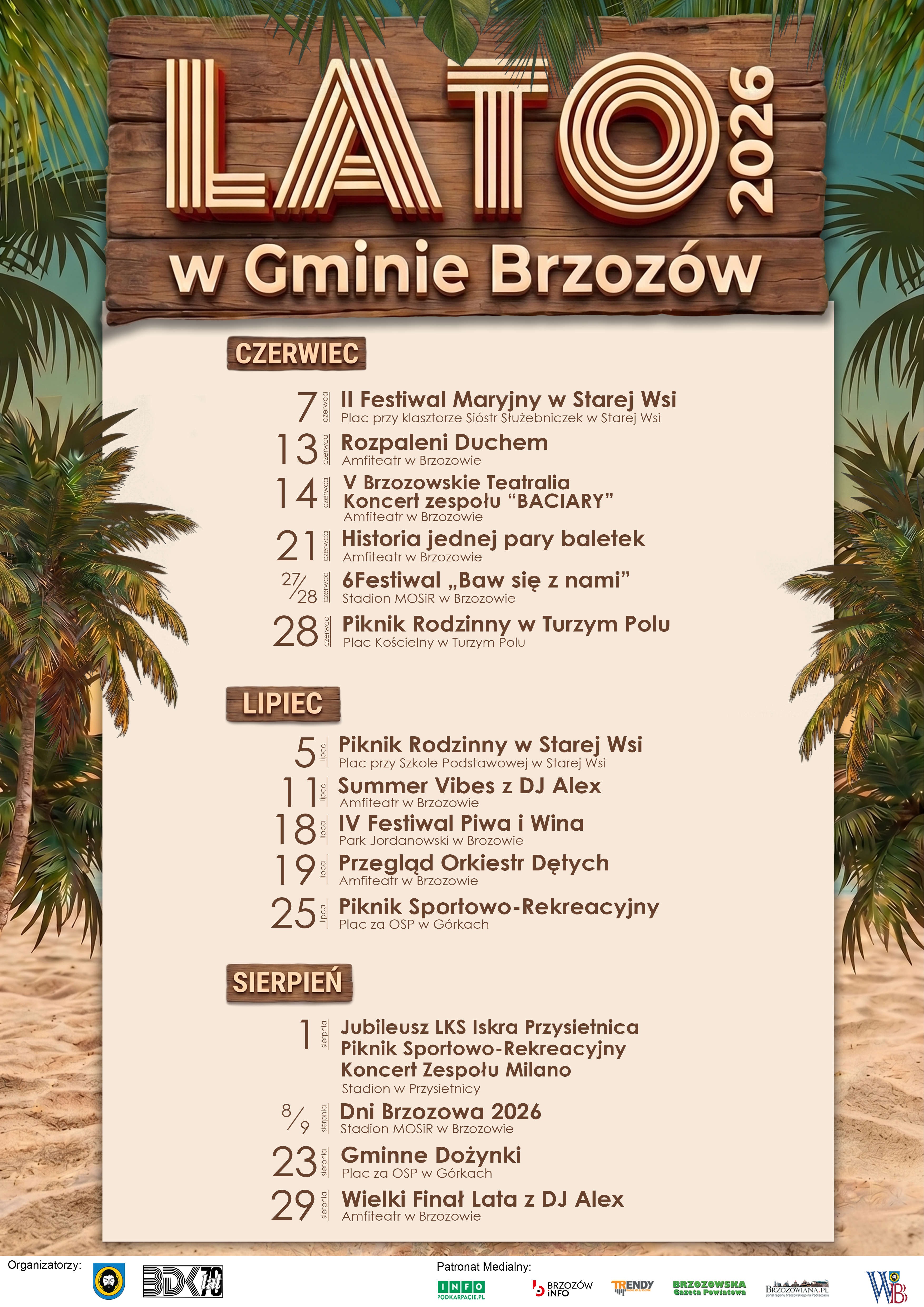 Wakacyjne emocje w Gminie Brzozów 