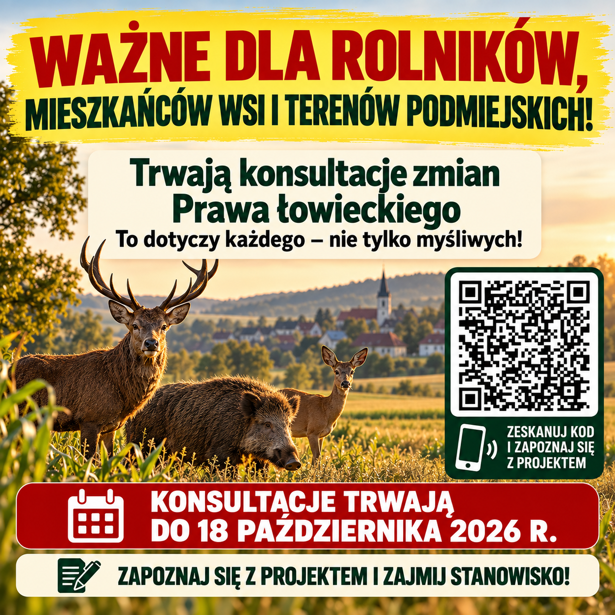 Trwają konsultacje zmian Prawa łowieckiego