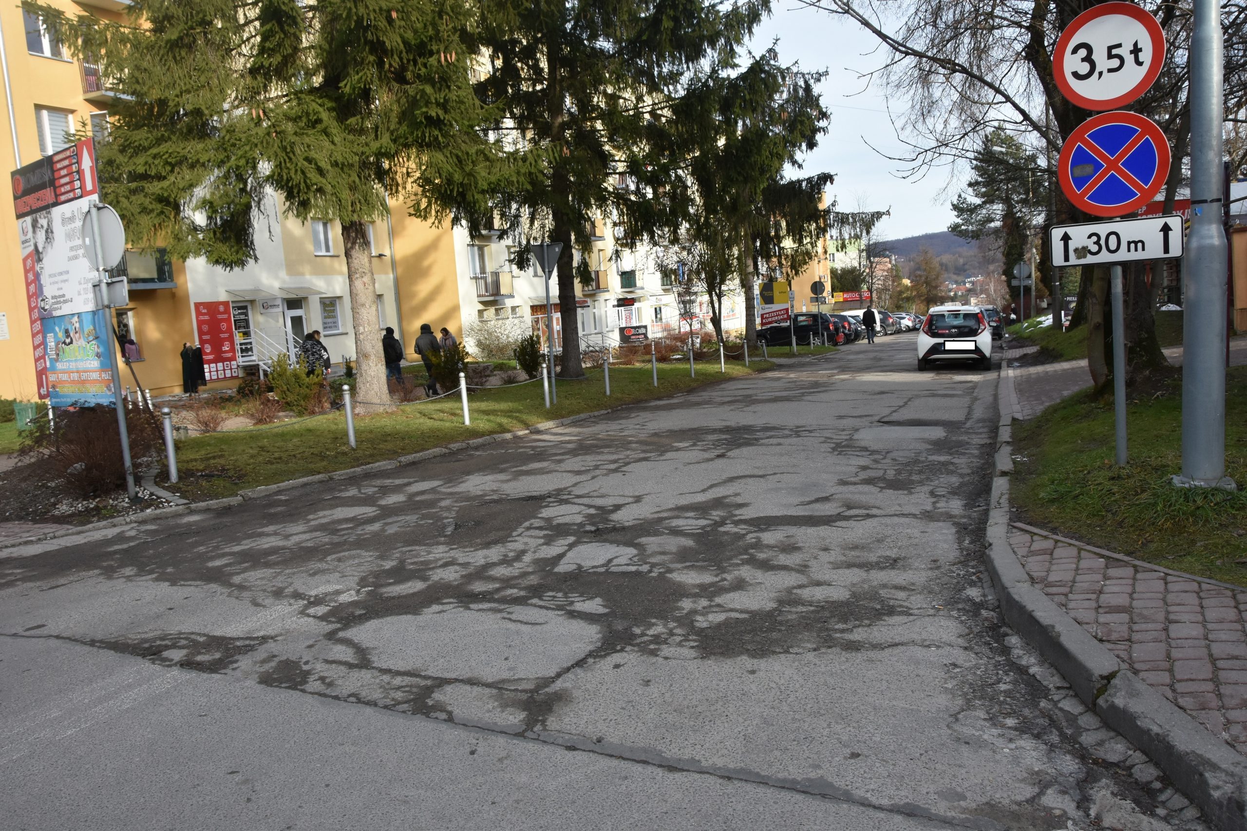 Ul. Kopernika w Brzozowie do przebudowy