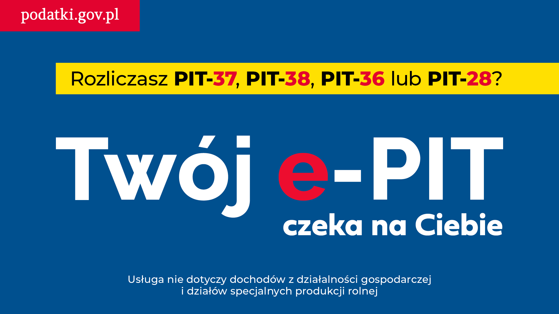 Twój e-PIT 2020 czeka na Ciebie na e-US