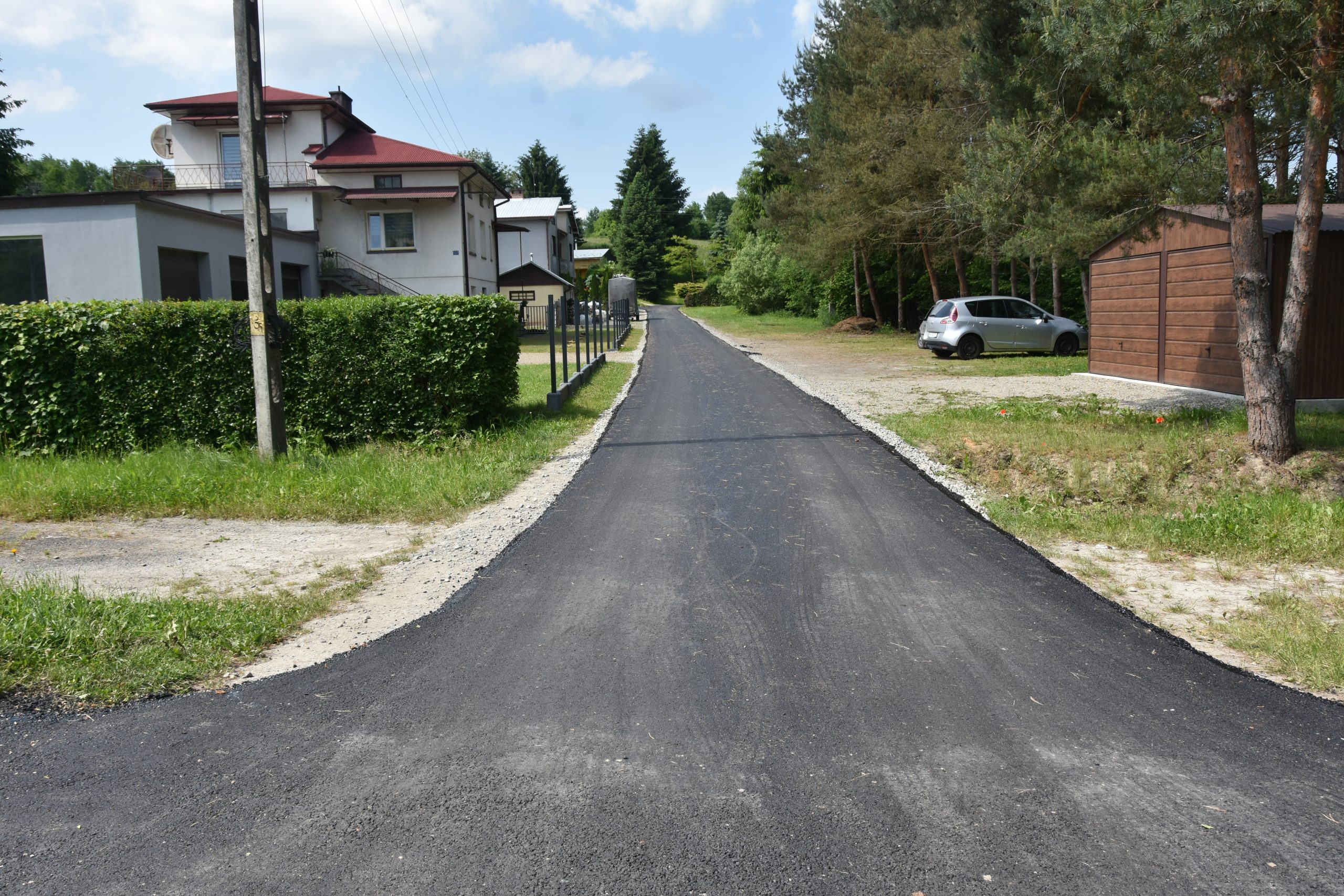 Mieszkańcy Humnisk z nową drogą