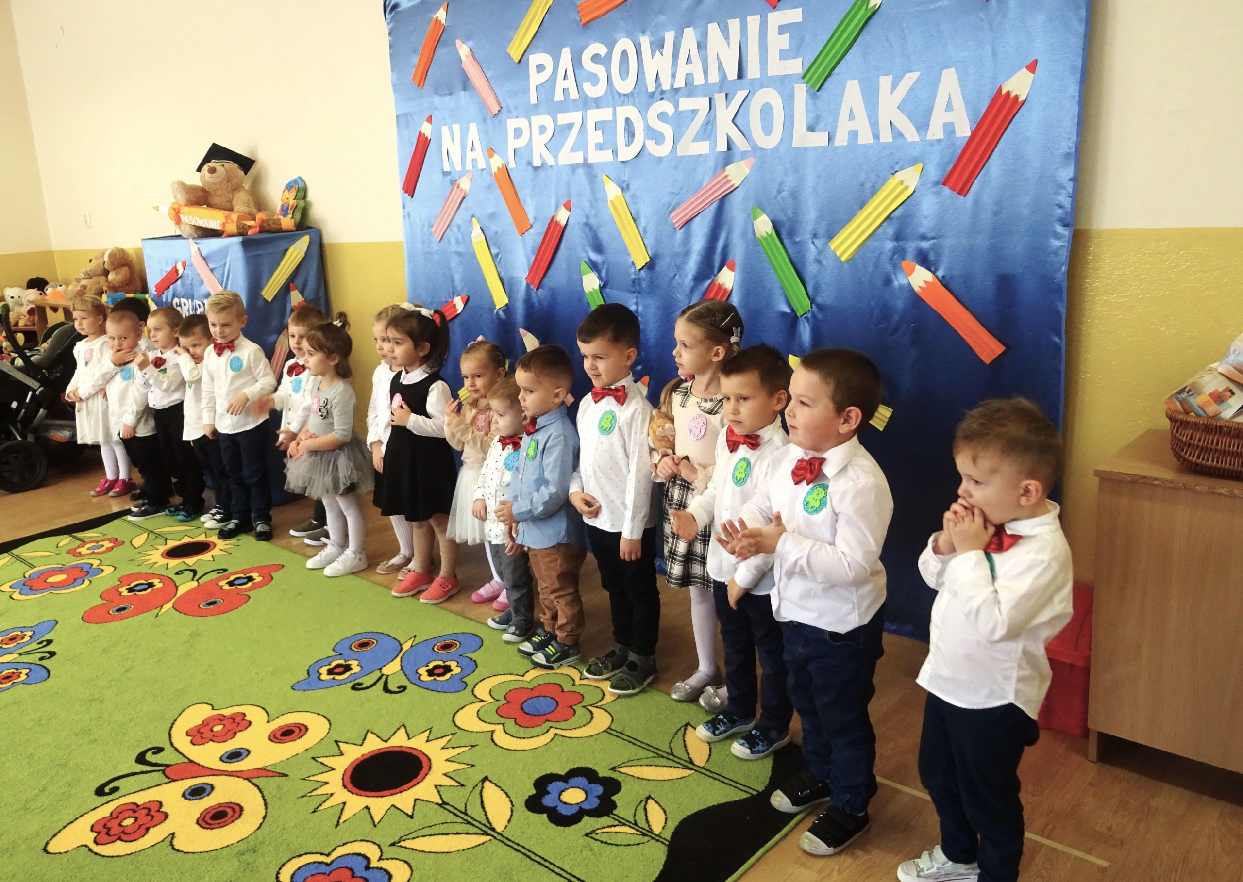 Pasowanie na Przedszkolaka w Zespole Szkolno -Przedszkolnym w Humniskach