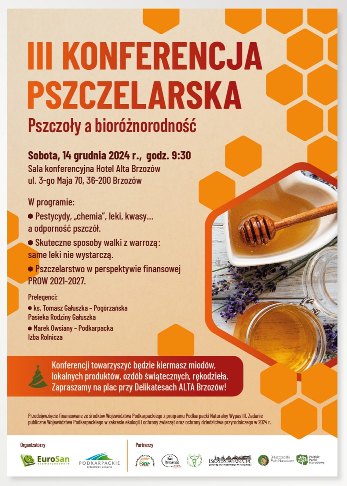 Weź udział w III Konferencji Pszczelarskiej oraz kiermaszu