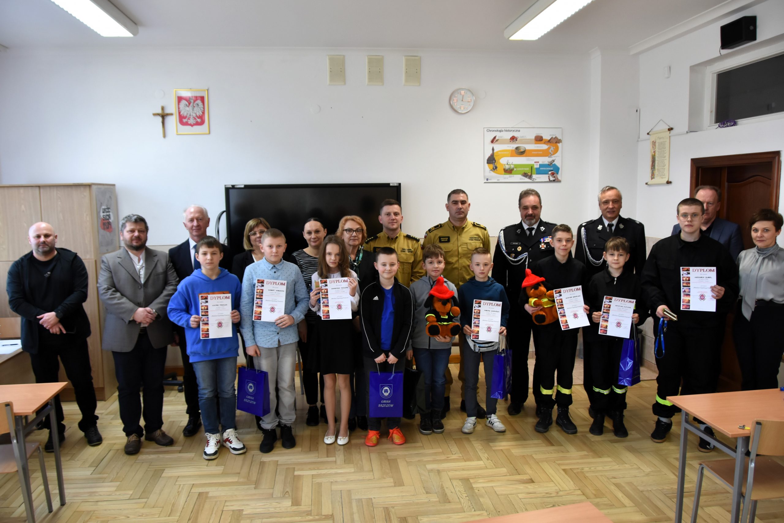 Gminne Eliminacje Ogólnopolskiego Turnieju Wiedzy Pożarniczej w Brzozowie