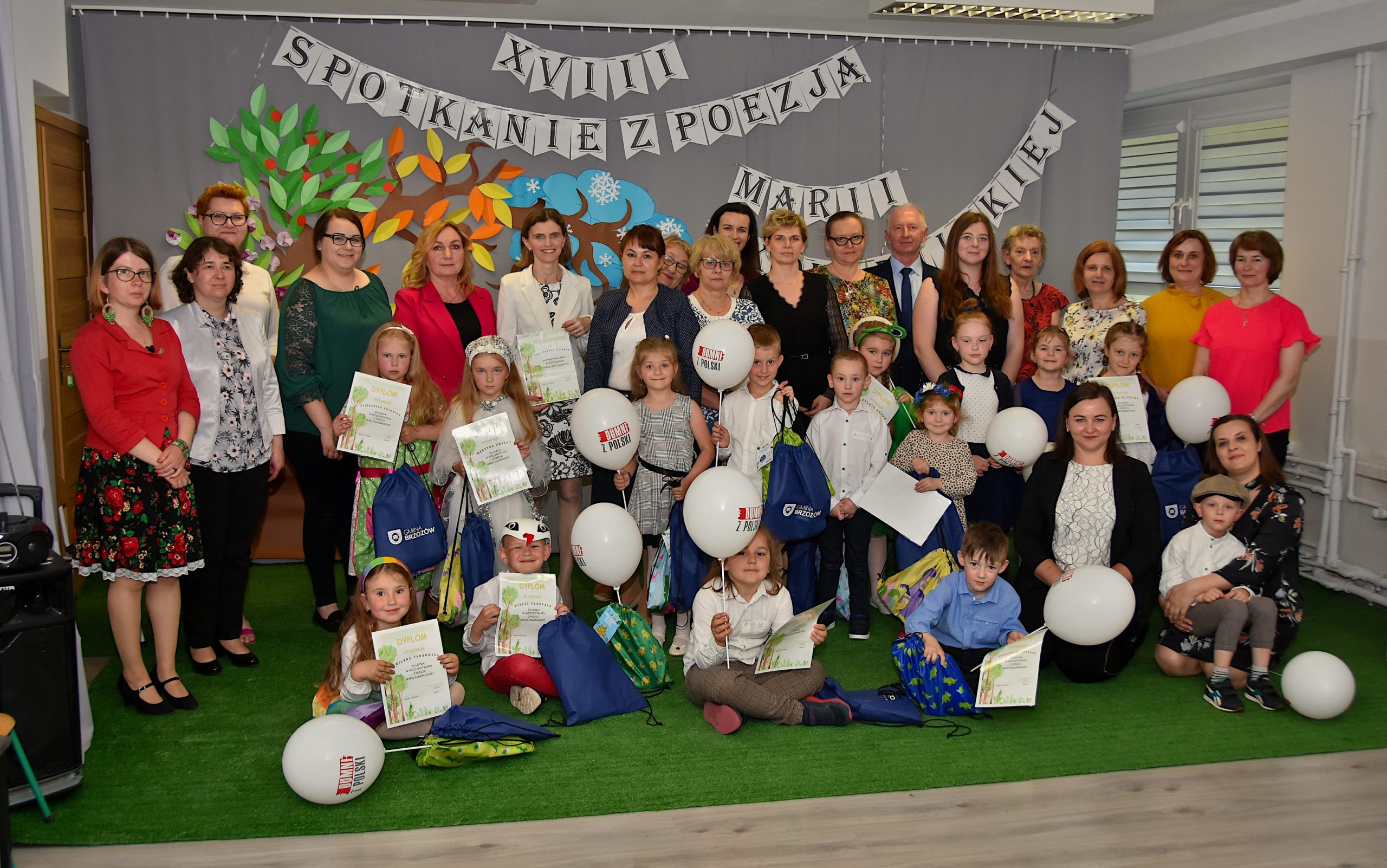 XVIII Spotkanie z Poezją Marii Konopnickiej w Przedszkolu Samorządowym Nr 2 w Brzozowie