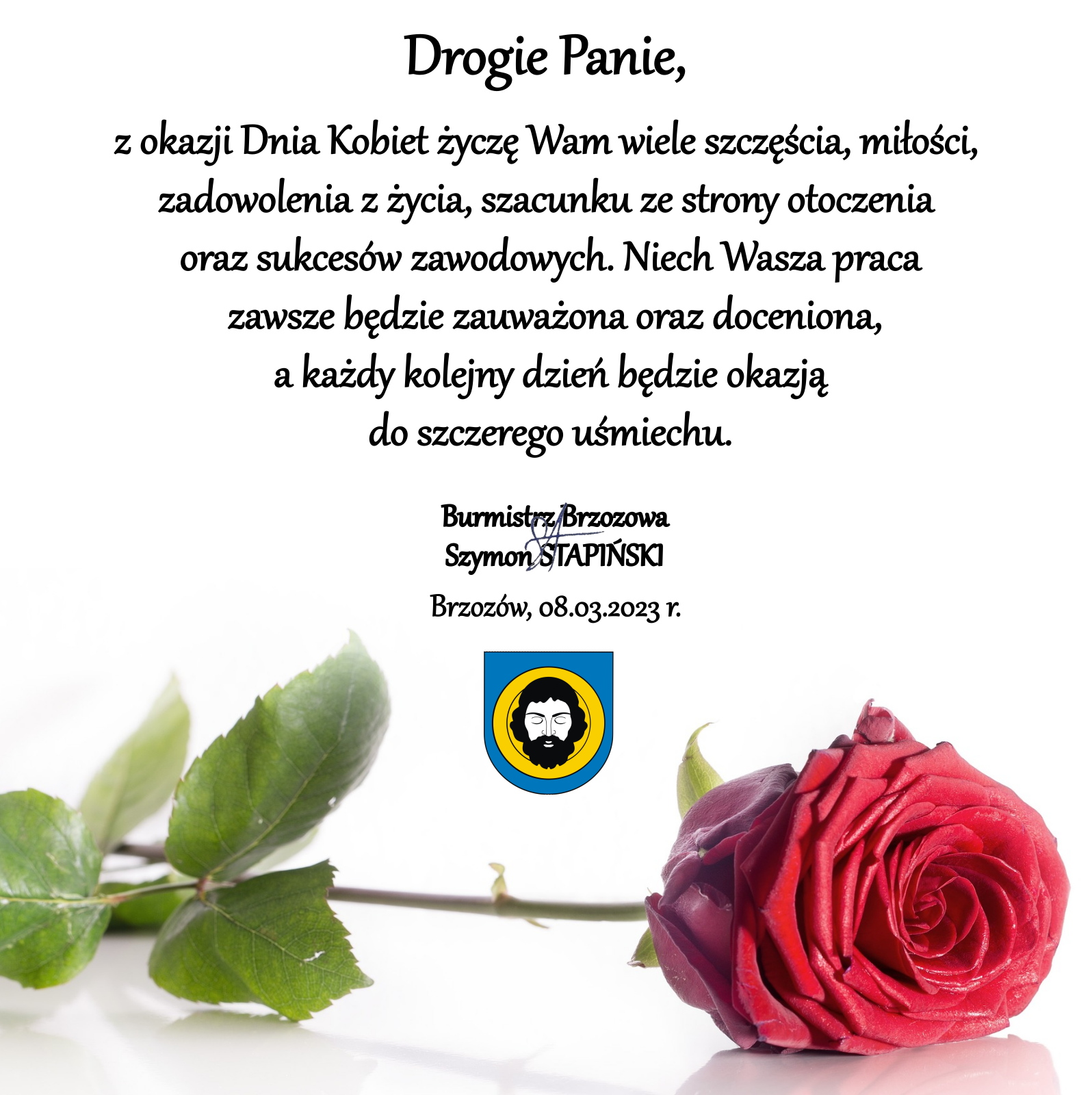 Życzenia z okazji Dnia Kobiet