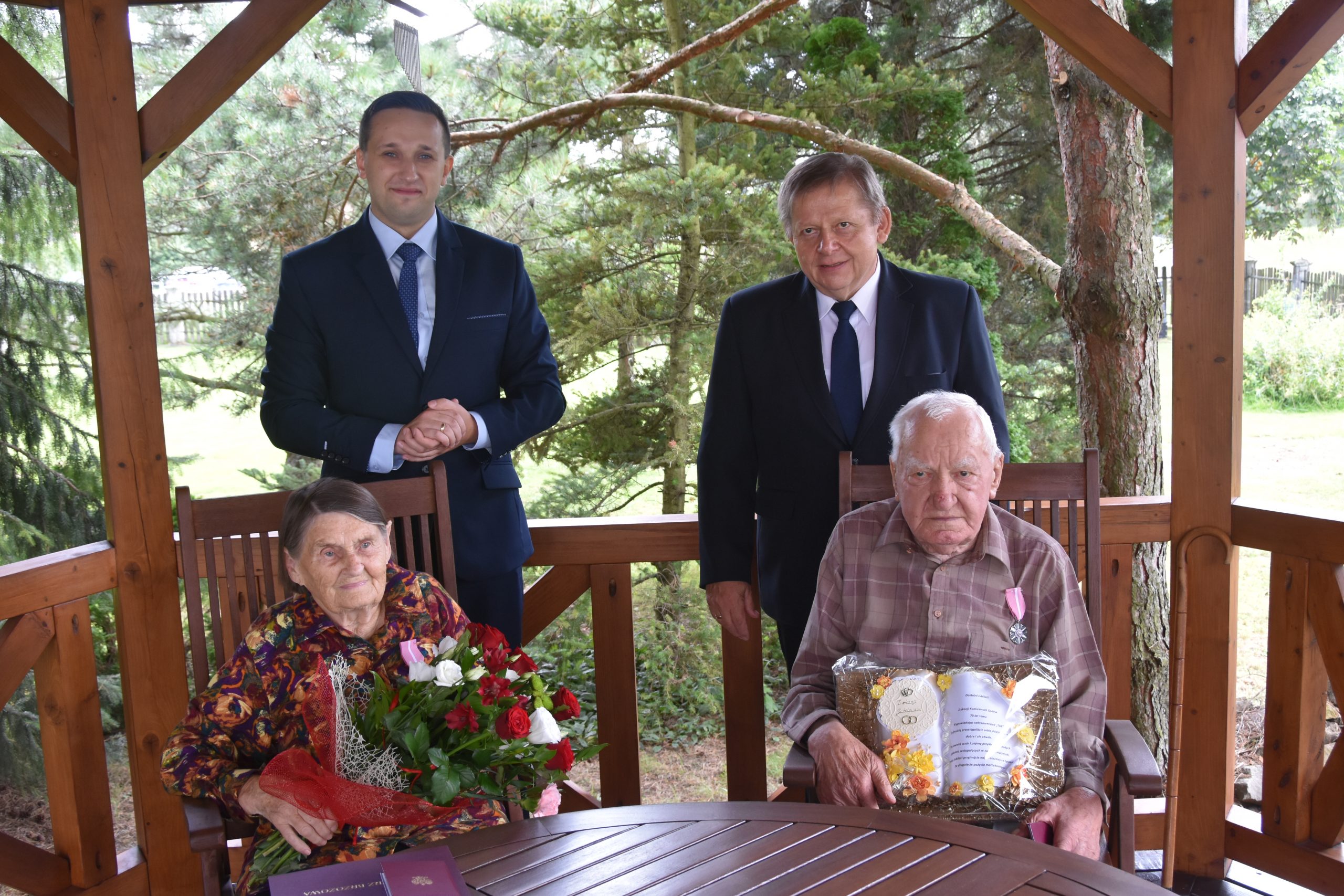 Burmistrz Brzozowa spotkał się z Jubilatami