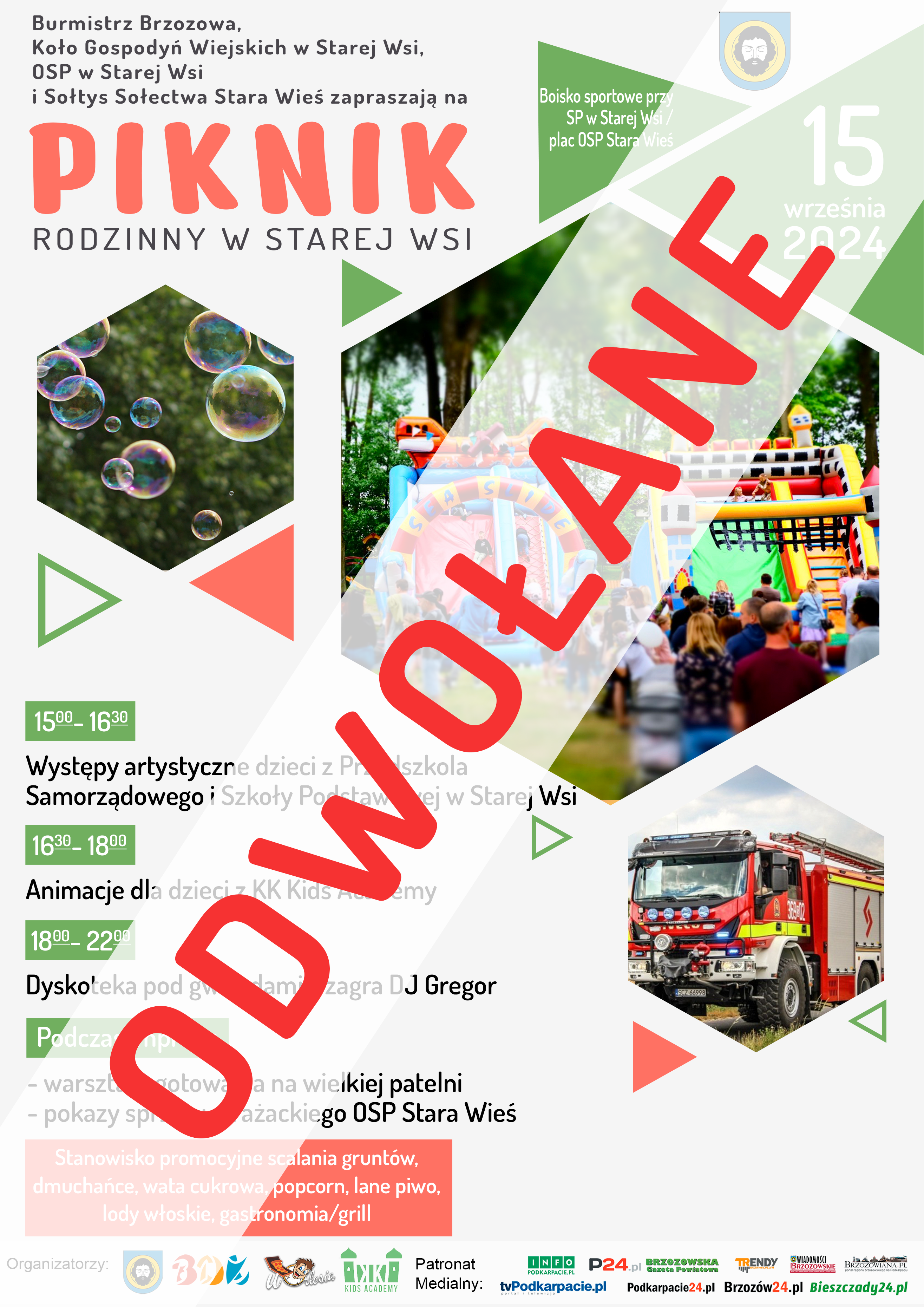 Piknik Rodzinny w Starej Wsi ODWOŁANY