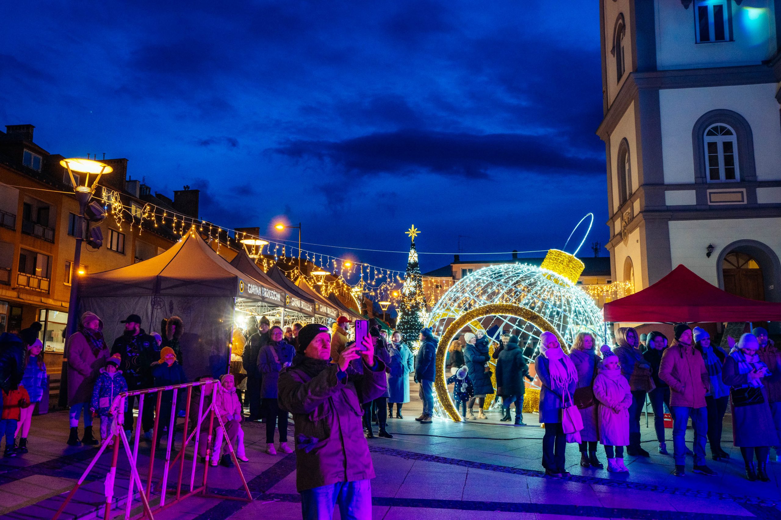 Świąteczna magia na Rynku, czyli Brzozowski Jarmark Bożonarodzeniowy