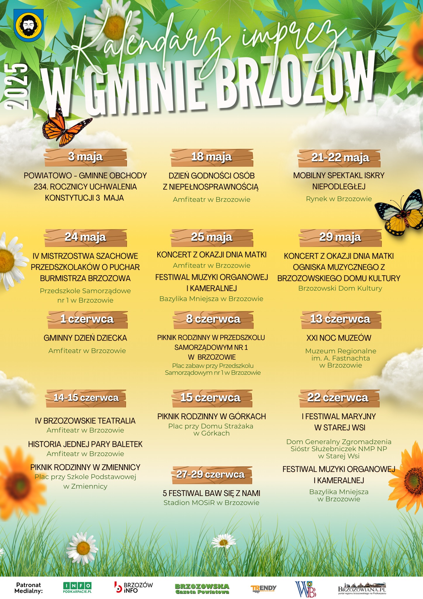 Kalendarz imprez w Gminie Brzozów