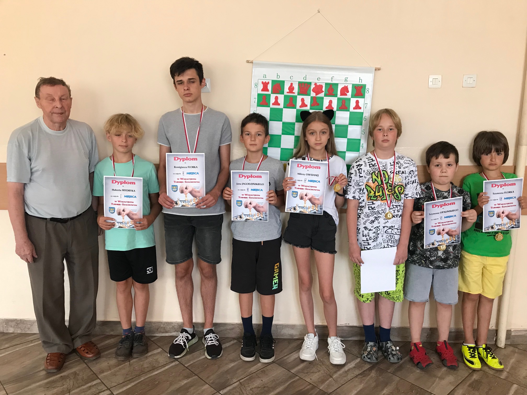 Turniej szachowy w Brzozowie