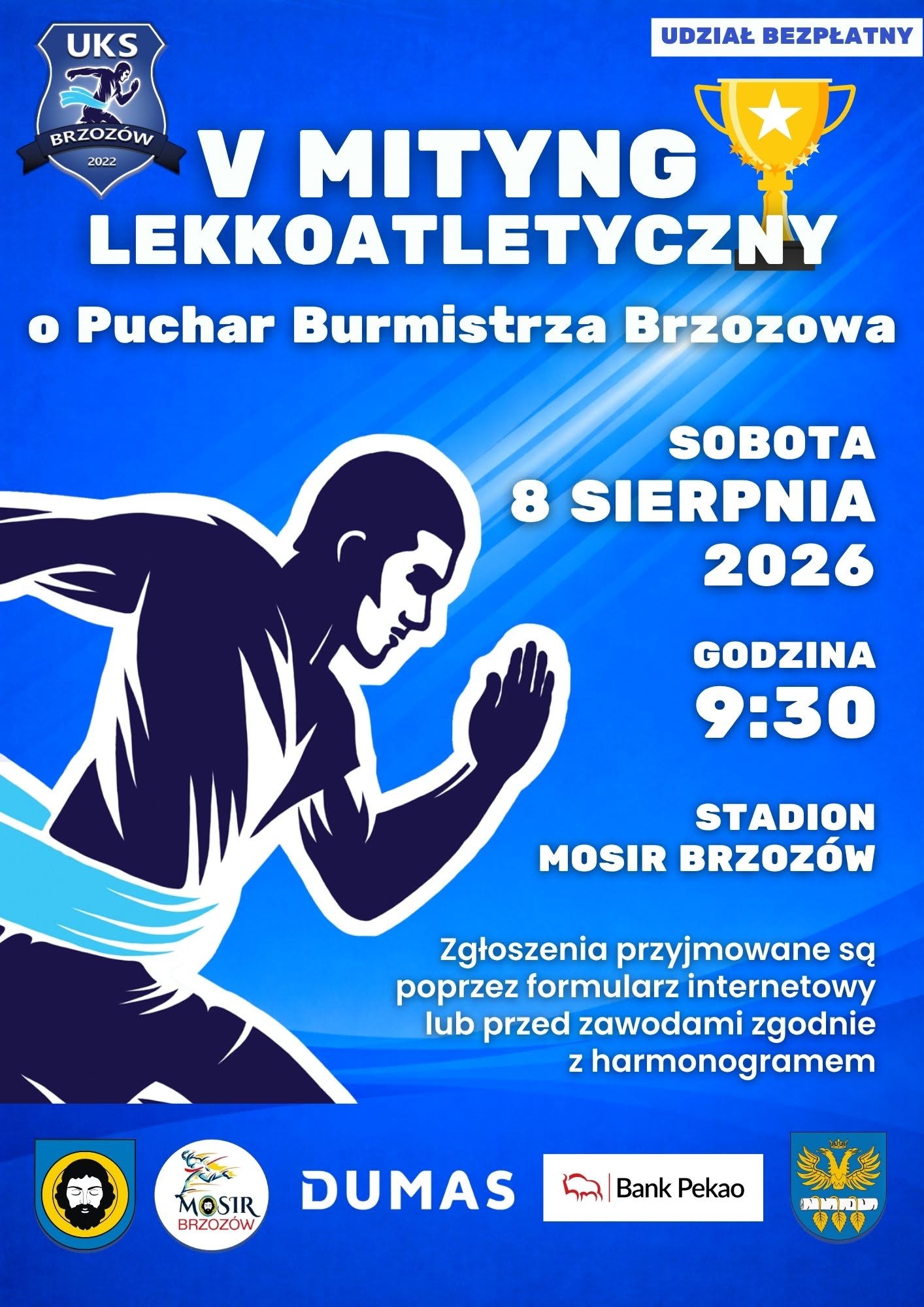 V Mityng Lekkoatletyczny o Puchar Burmistrza Brzozowa 