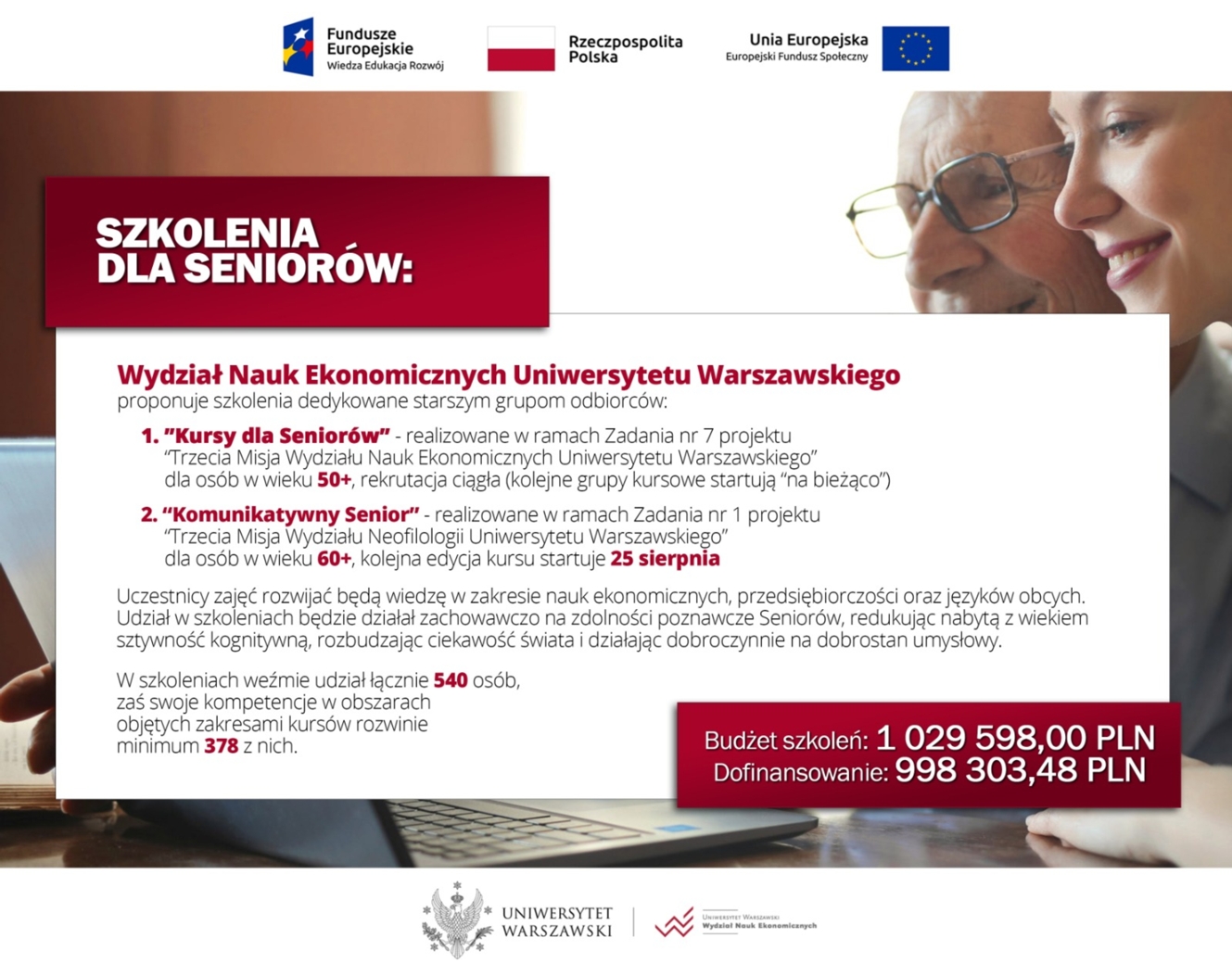 Szkolenia dla Seniorów