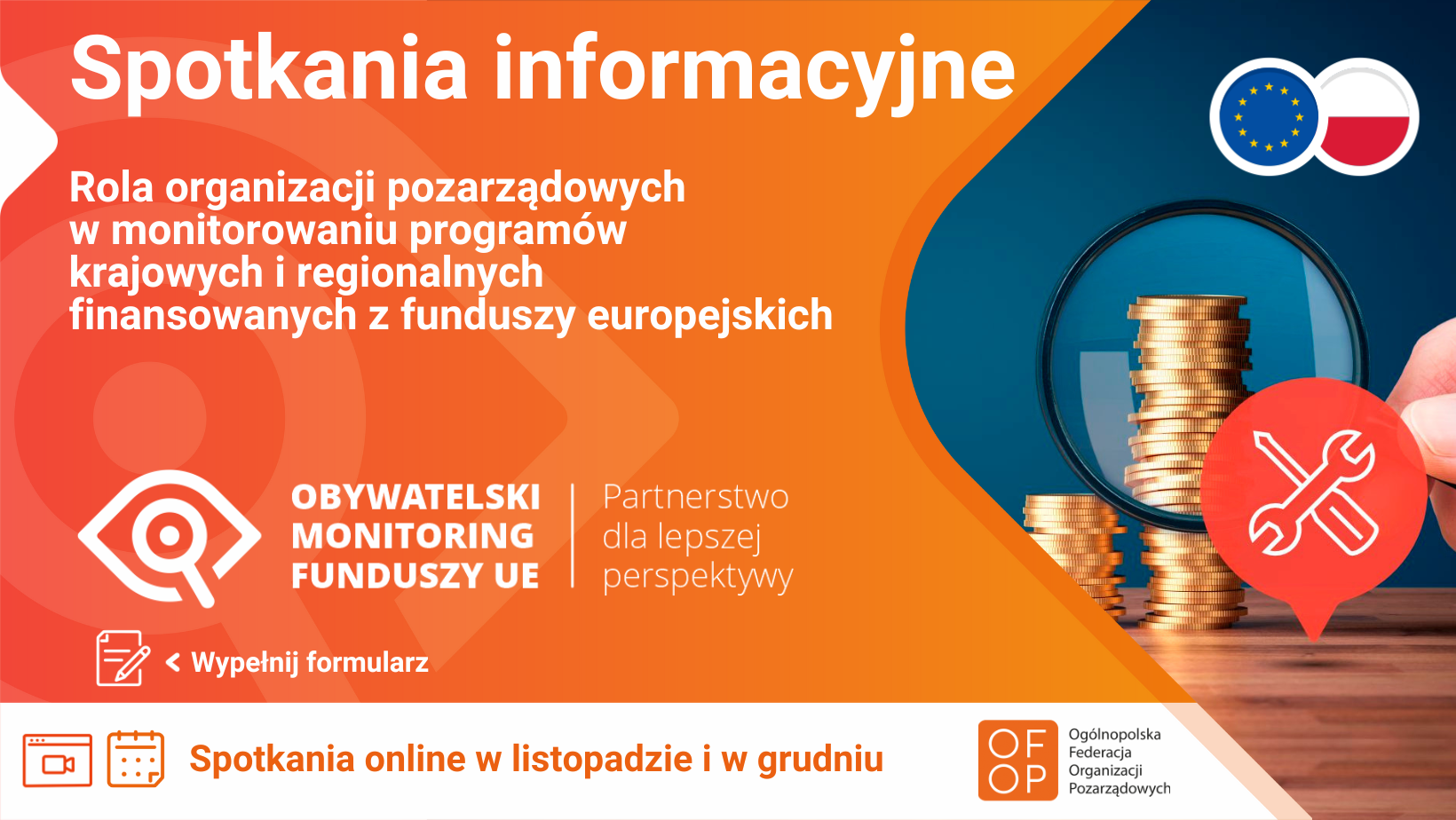 Obywatelski monitoring funduszy europejskich – nie przegap!