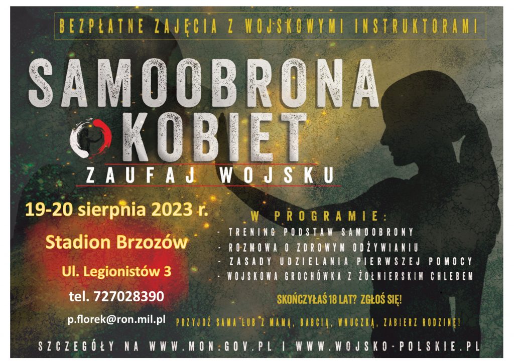 „Samoobrona kobiet – zaufaj wojsku” – zapisy na bezpłatne treningi