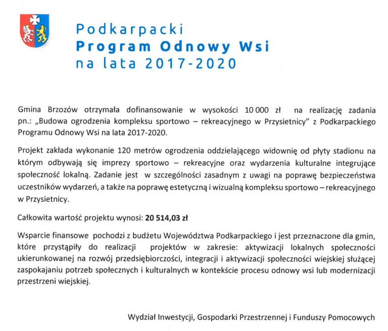 Nowe ogrodzenia w Przysietnicy