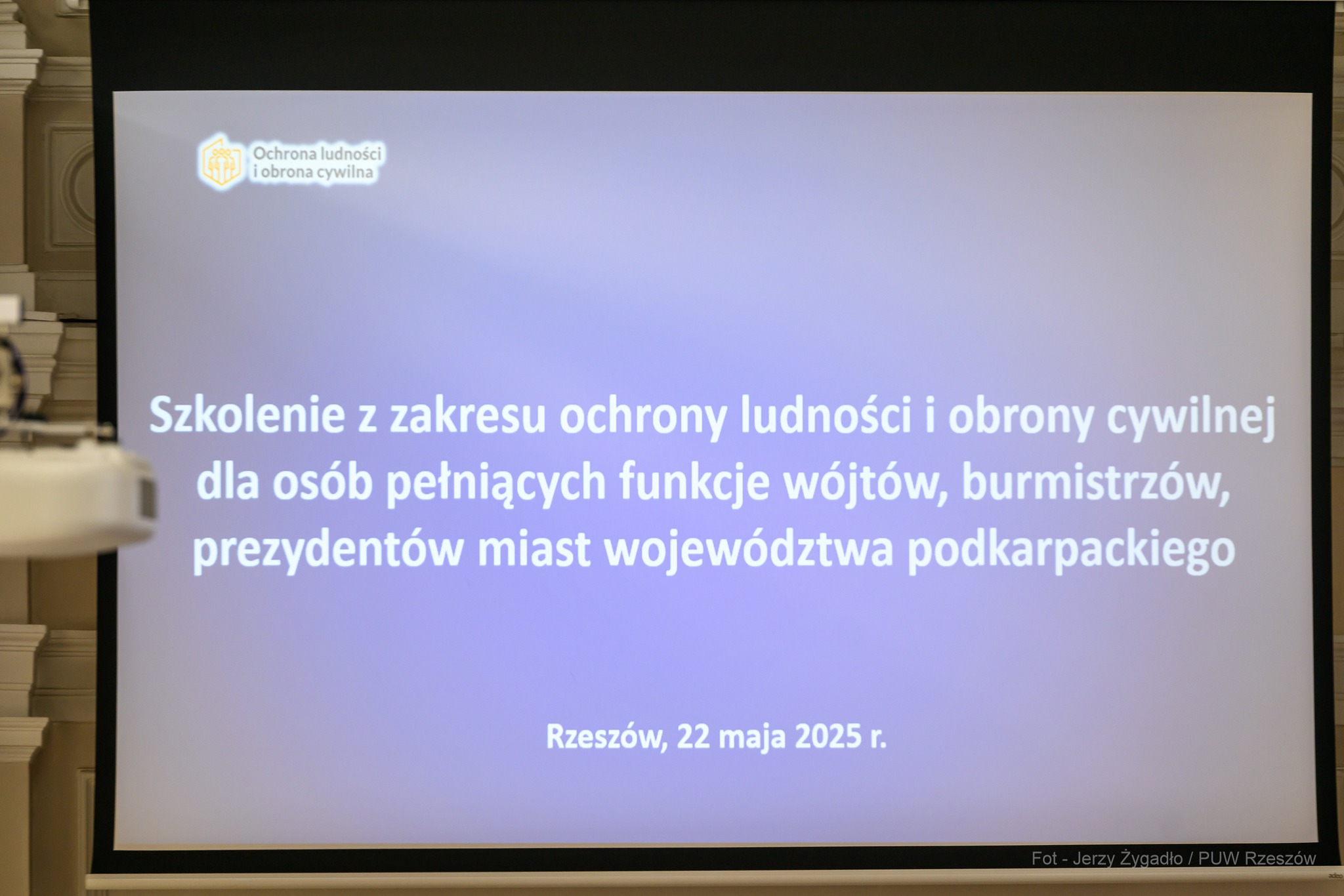 Burmistrz Brzozowa wziął udział w szkoleniu z zakresu obrony ludności i obrony cywilnej