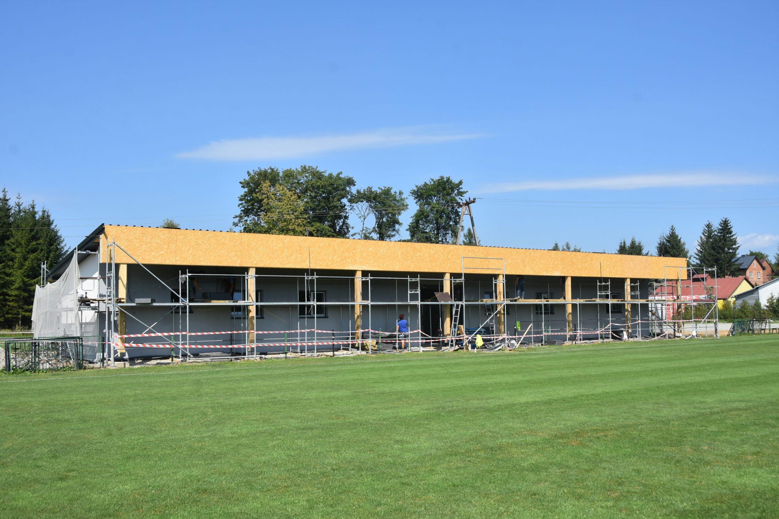 Postępują prace remontowe siedziby GKS „Górnik” w Grabownicy Starzeńskiej