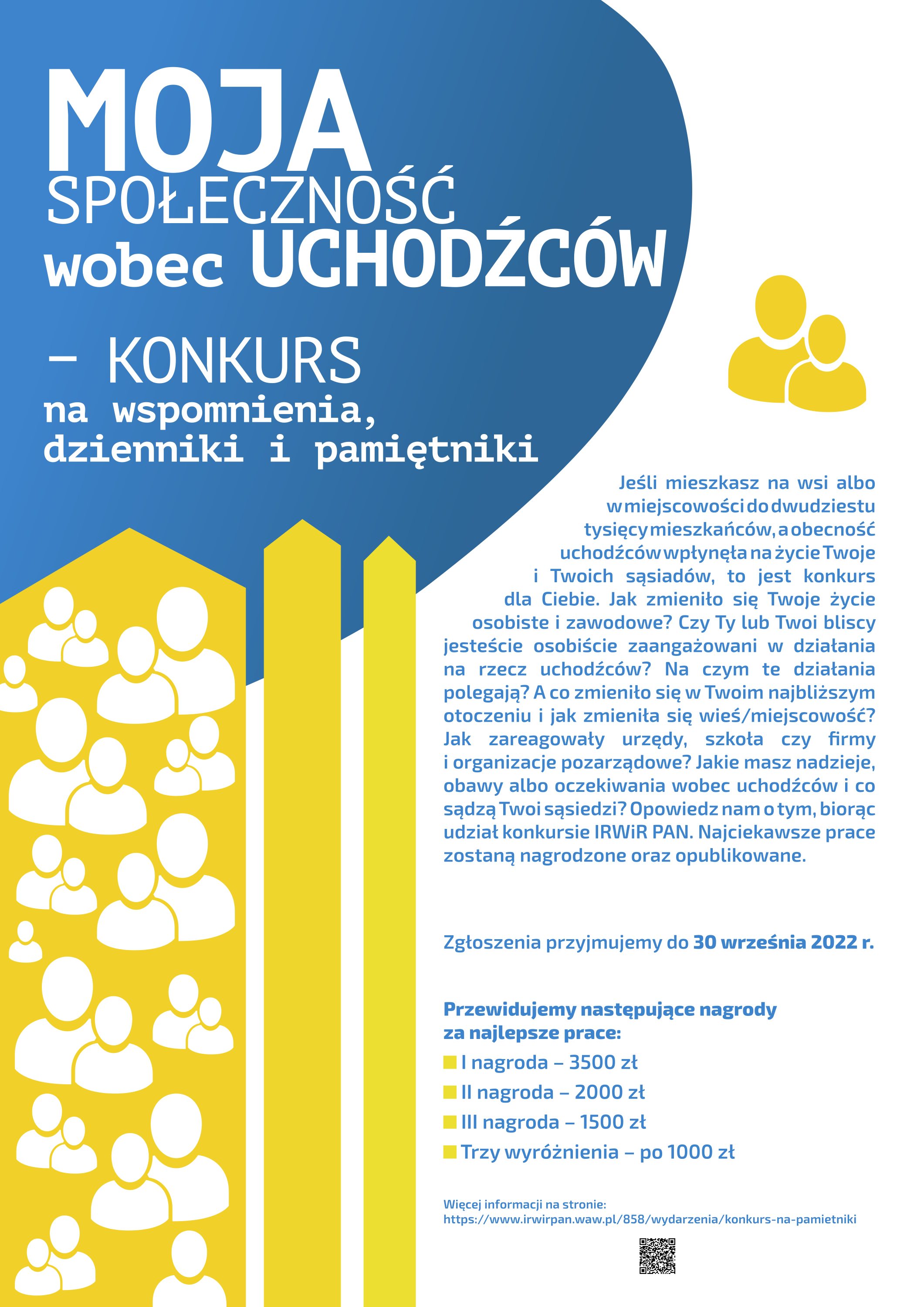 Moja społeczność wobec uchodźców – konkurs na wspomnienia, dzienniki i pamiętniki