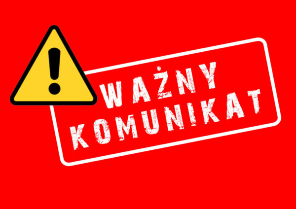 Ważny komunikat