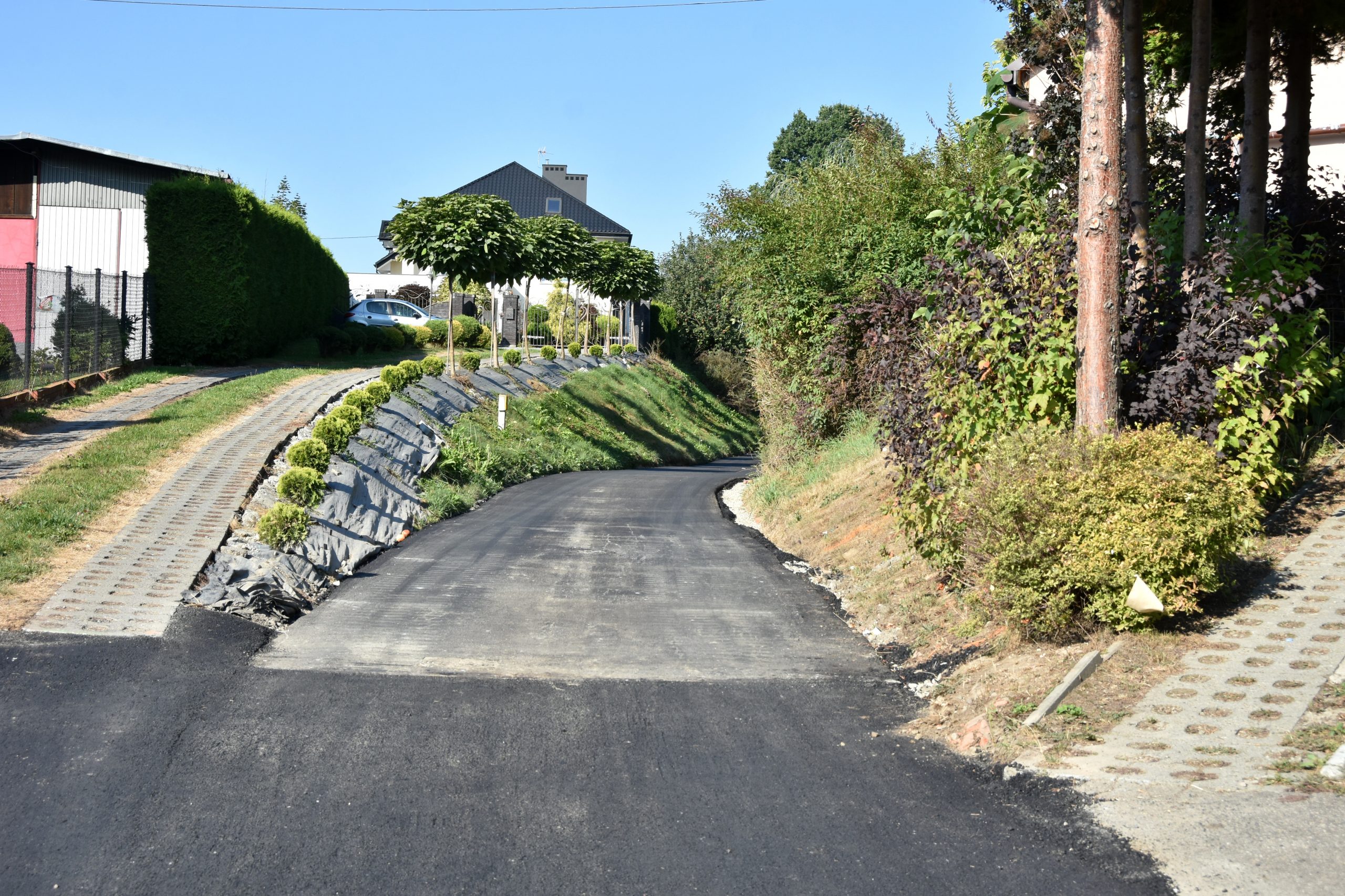 Remont drogi w Humniskach (Mała Strona)