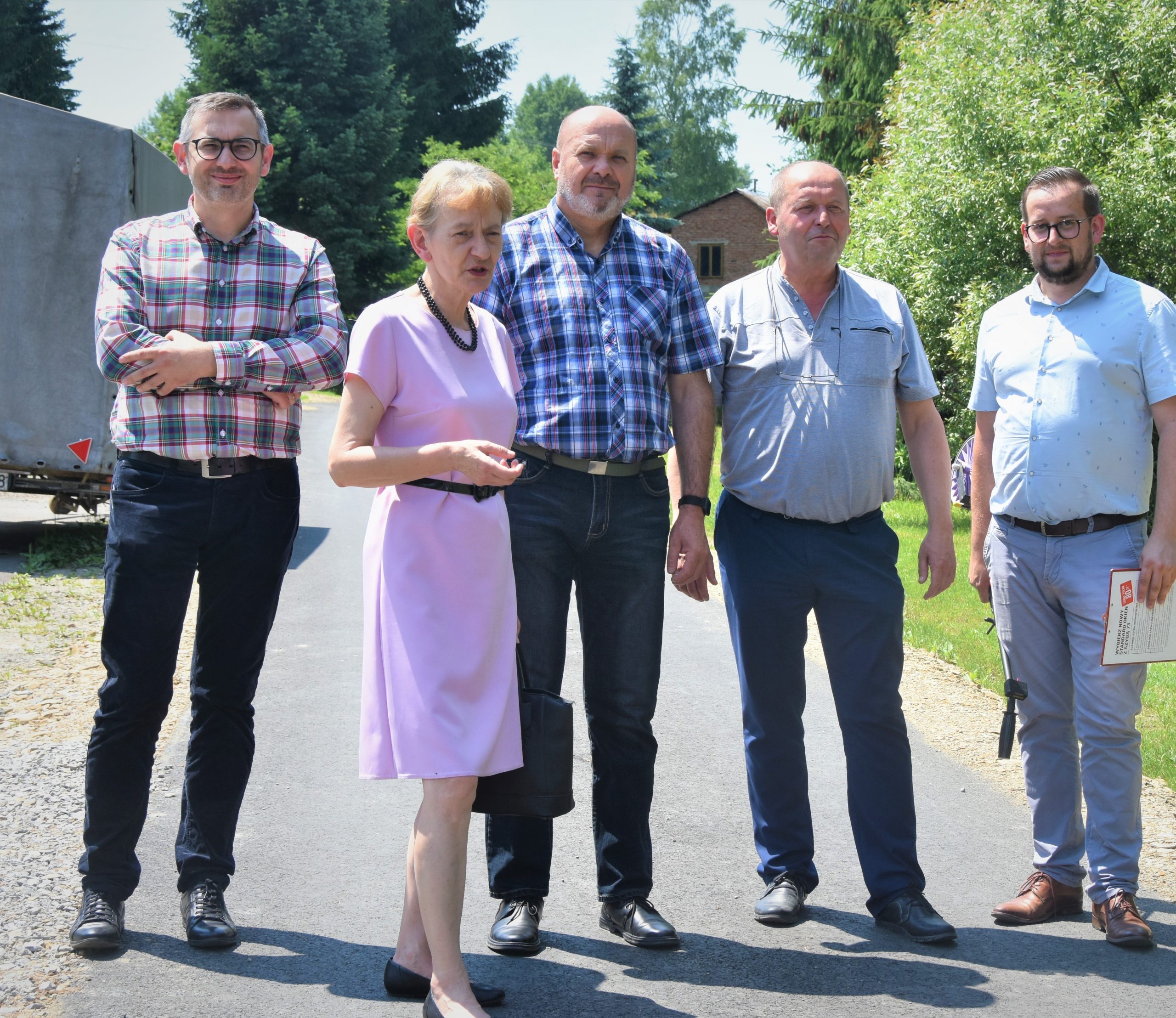 Oddanie drogi nr 90 w Humniskach