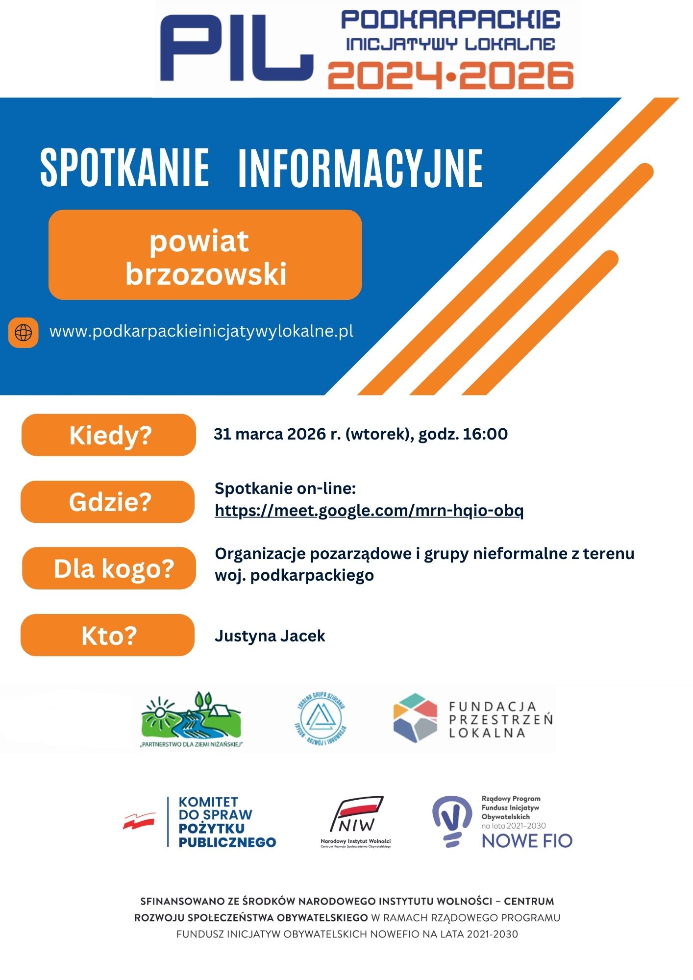 Podkarpackie Inicjatywy Lokalne 2024-2026 – edycja 2026