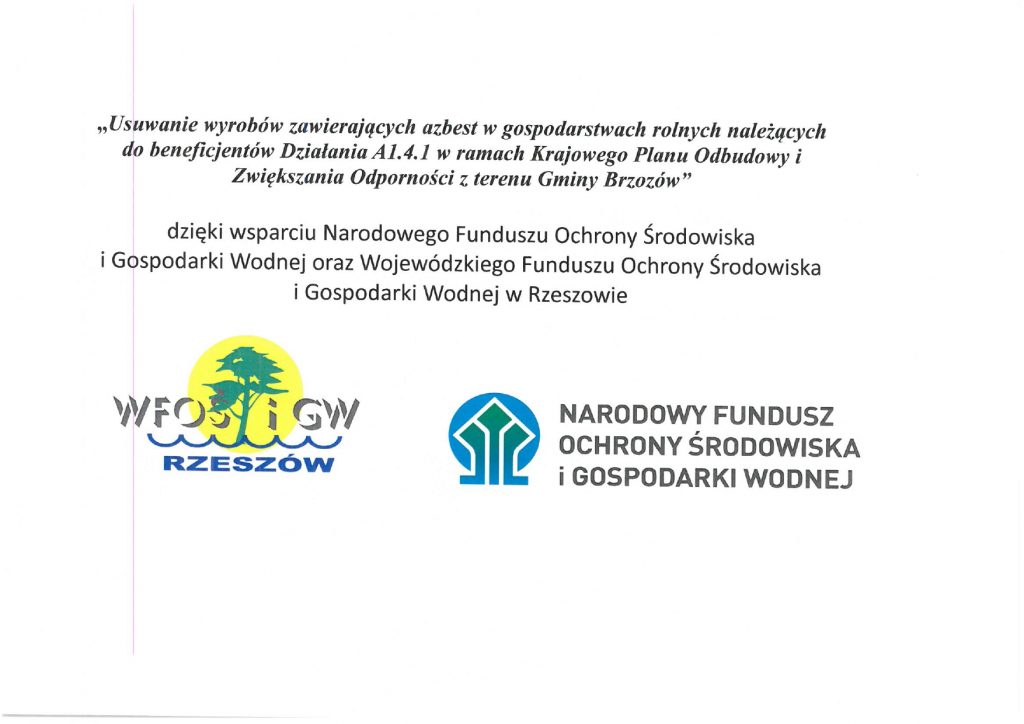 Usuwanie wyrobów zawierających azbest w gospodarstwach rolnych