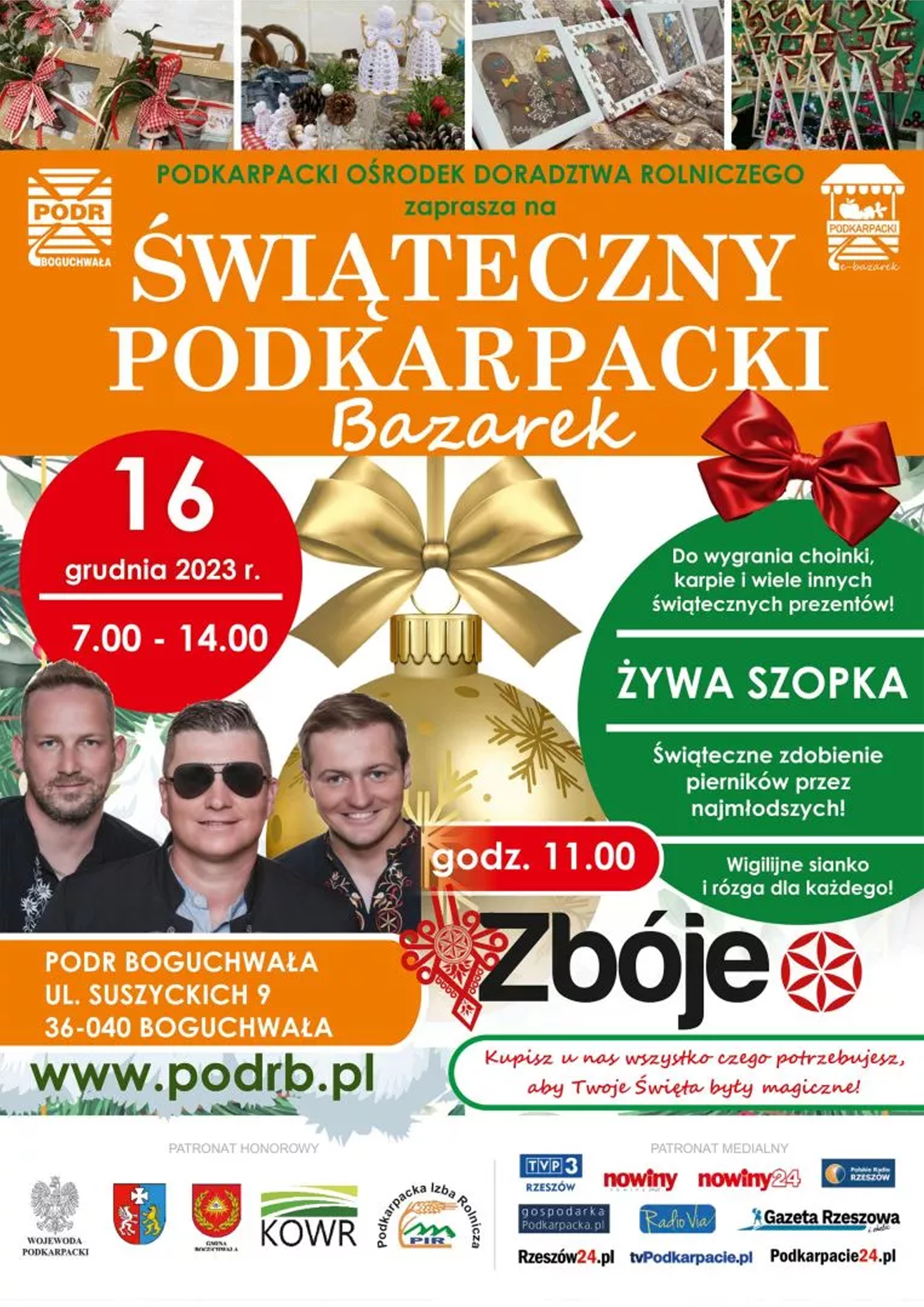 Świąteczny Podkarpacki Bazarek w Boguchwale