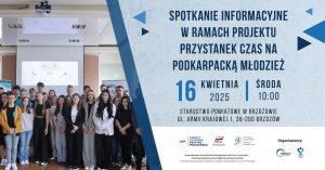 Spotkanie informacyjne w ramach projektu „Przystanek – Czas na Podkarpacką Młodzież!”