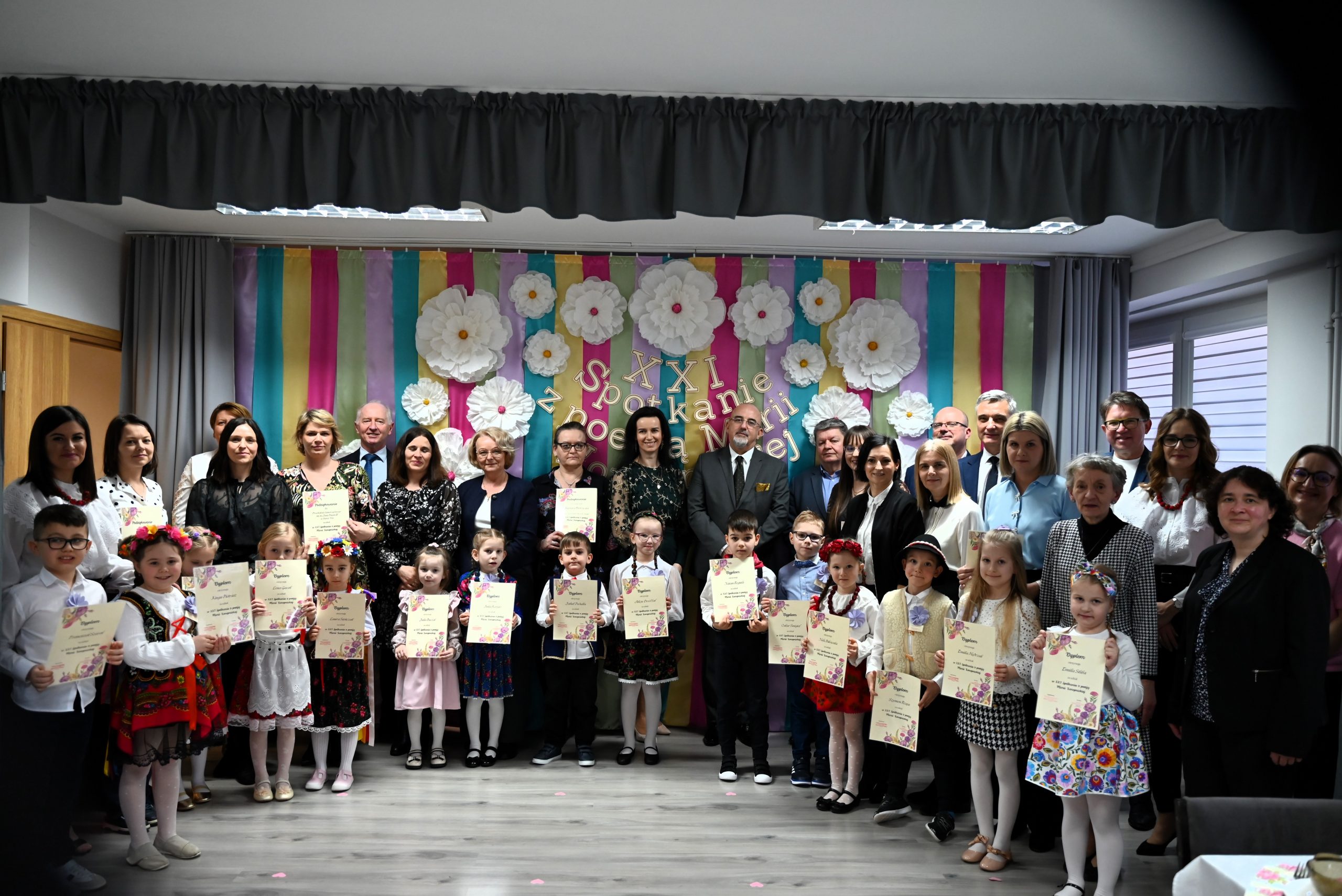 Spotkanie z poezją Marii Konopnickiej w Przedszkolu Samorządowym Nr 2 w Brzozowie