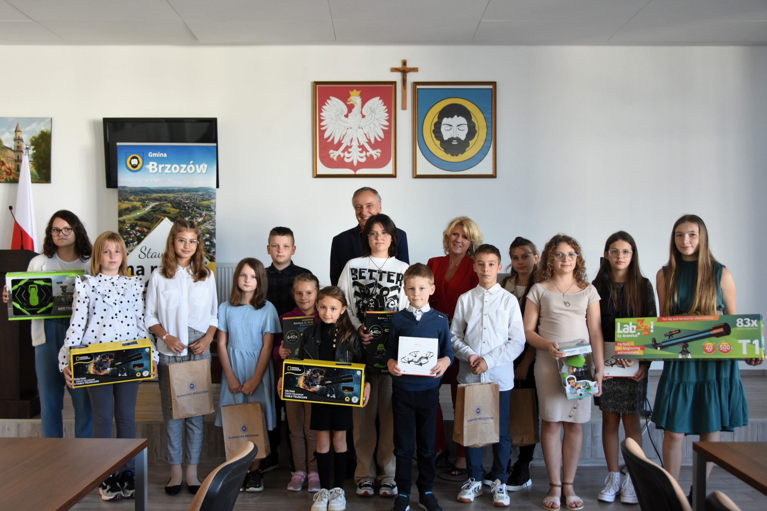 Wręczenie nagród w konkursie plastycznym w ramach kampanii „W kierunku gospodarki o obiegu zamkniętym”