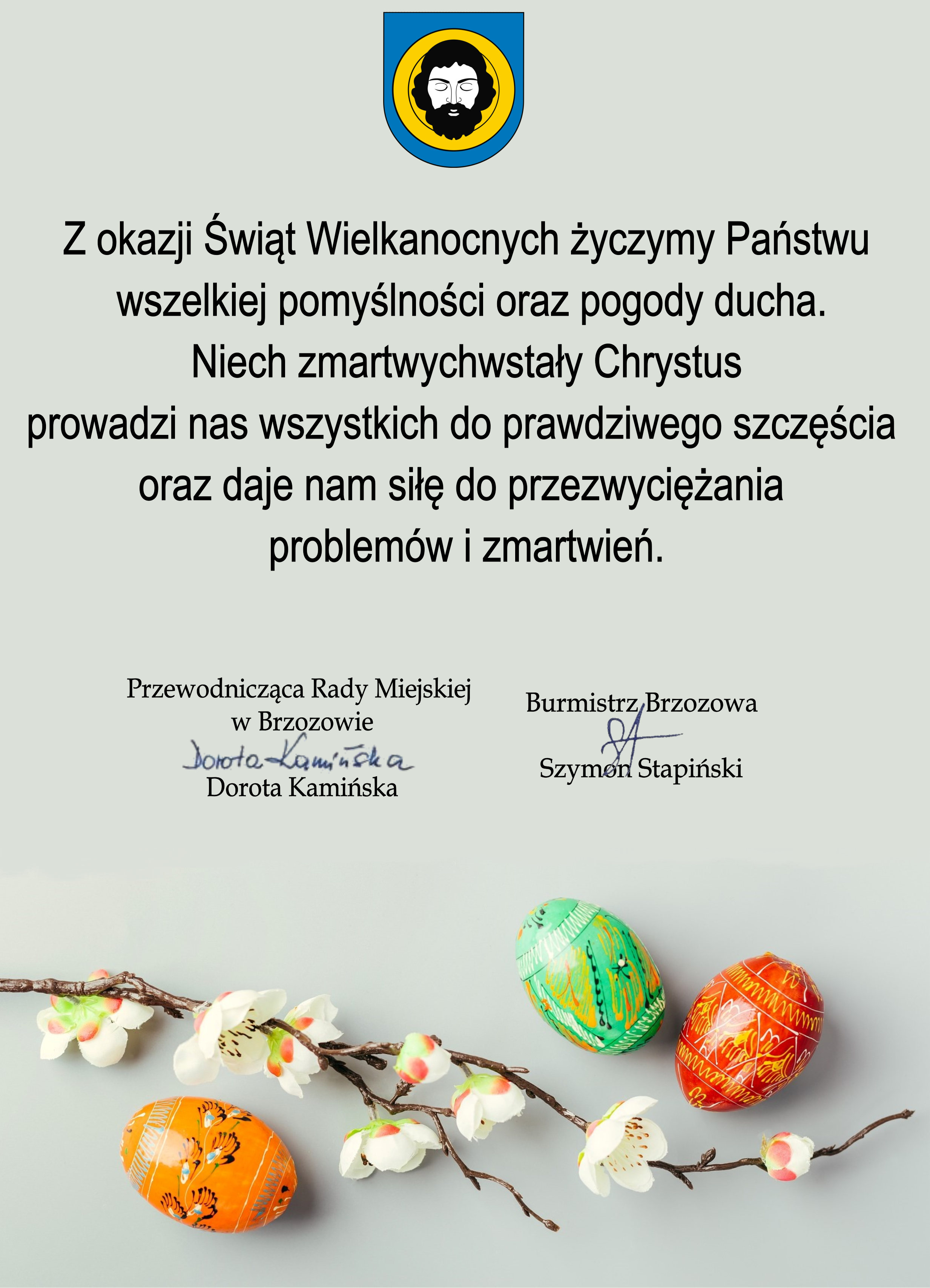 Życzenia z okazji Świąt Wielkanocnych