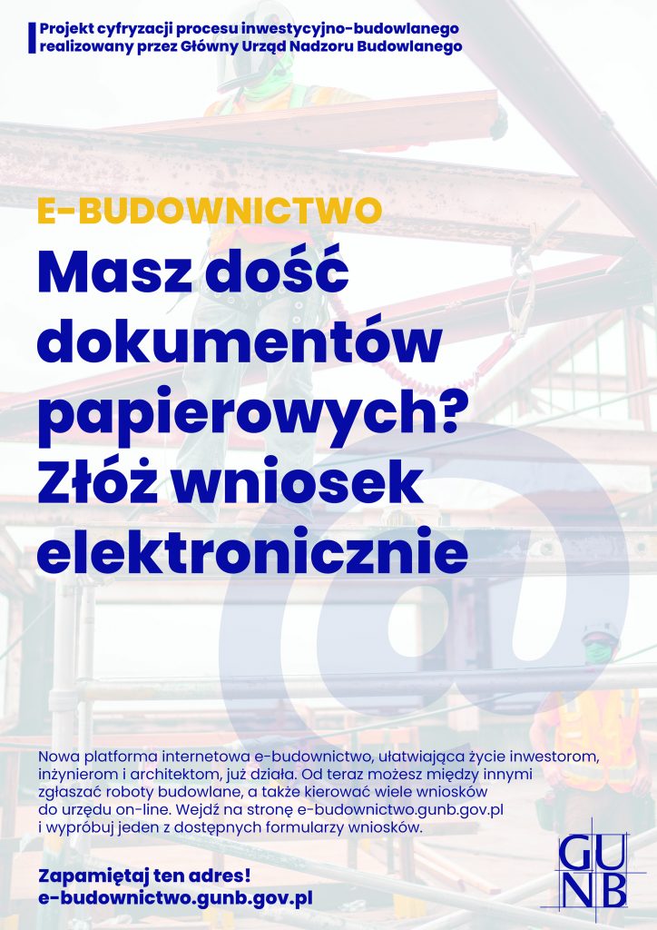 Skorzystaj z serwisu e-budownictwo