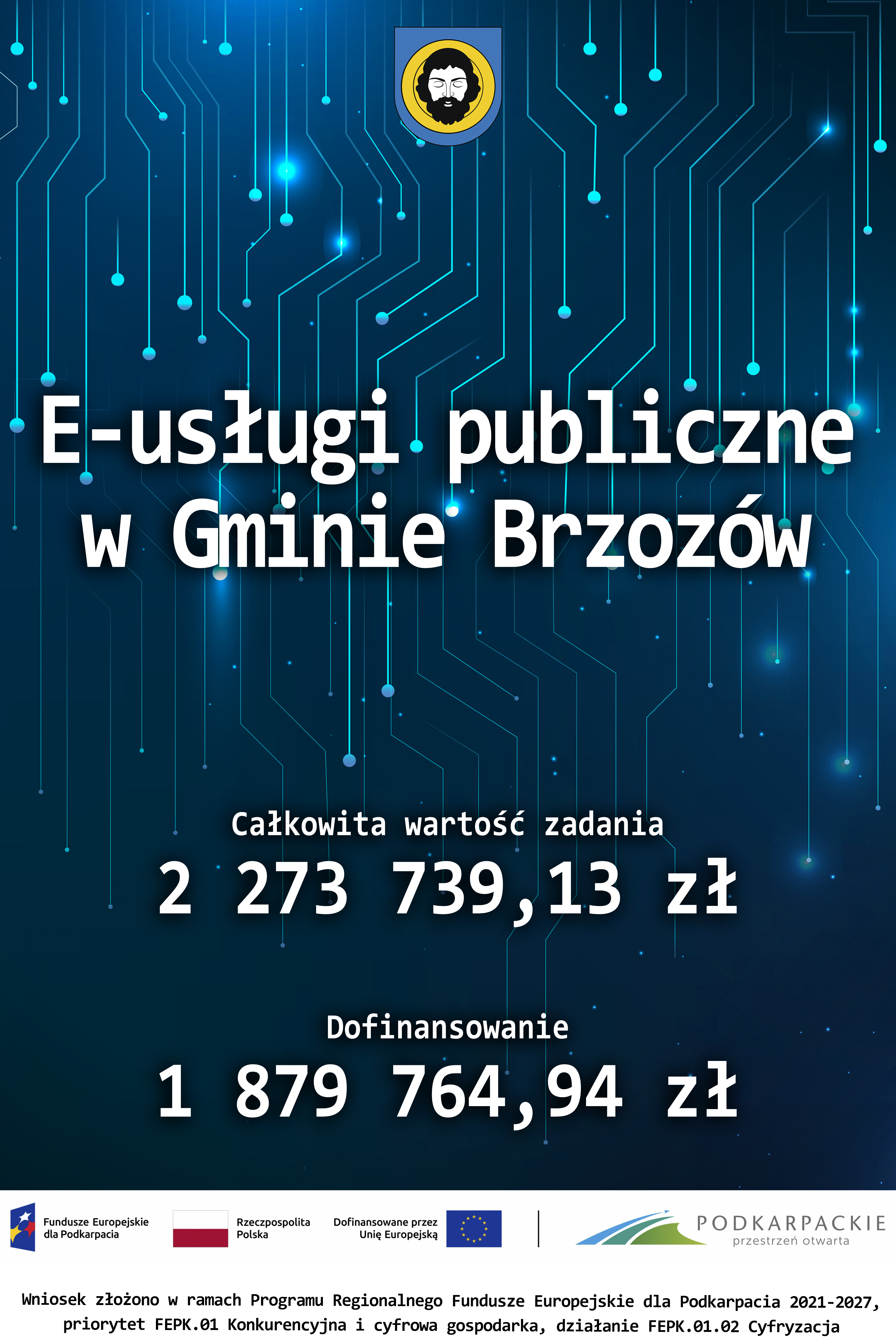 Blisko 1,9 mln złotych dofinansowania na e-usługi publiczne w Gminie Brzozów