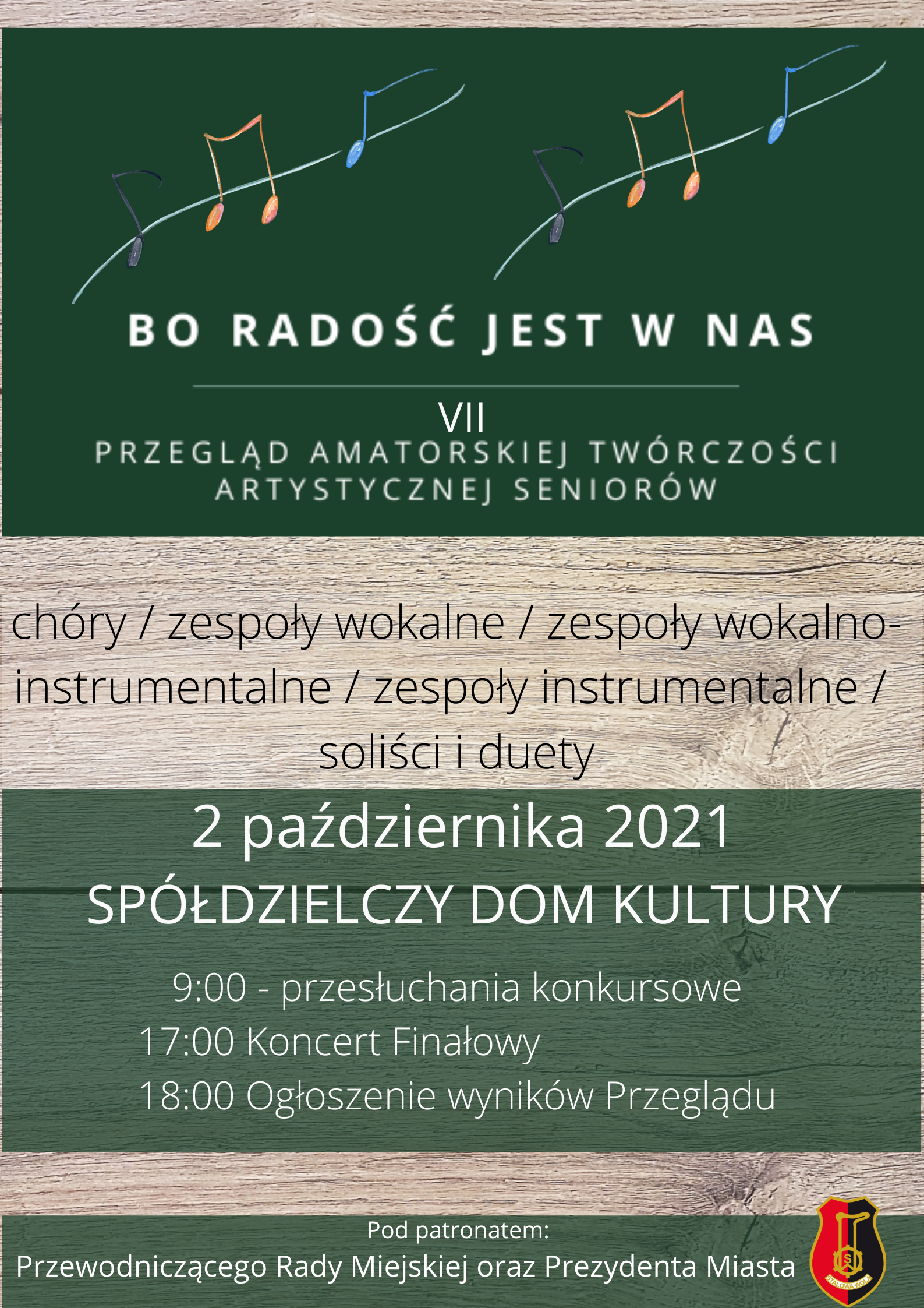 Przegląd Amatorskiej Twórczości Artystycznej Seniorów „Bo radość jest w nas”