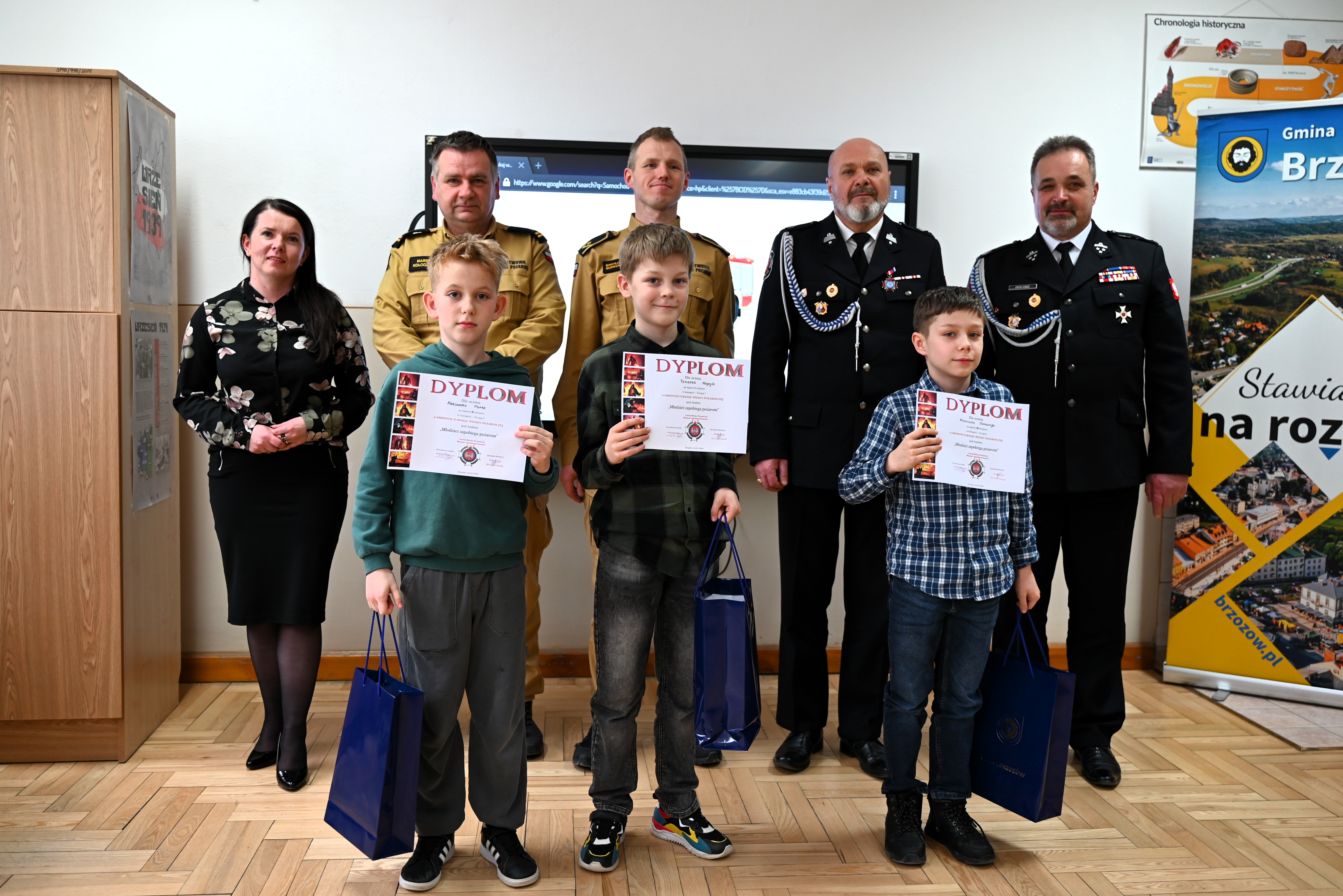 Eliminacje Gminne Turnieju Wiedzy Pożarniczej "Młodzież zapobiega pożarom” za nami!