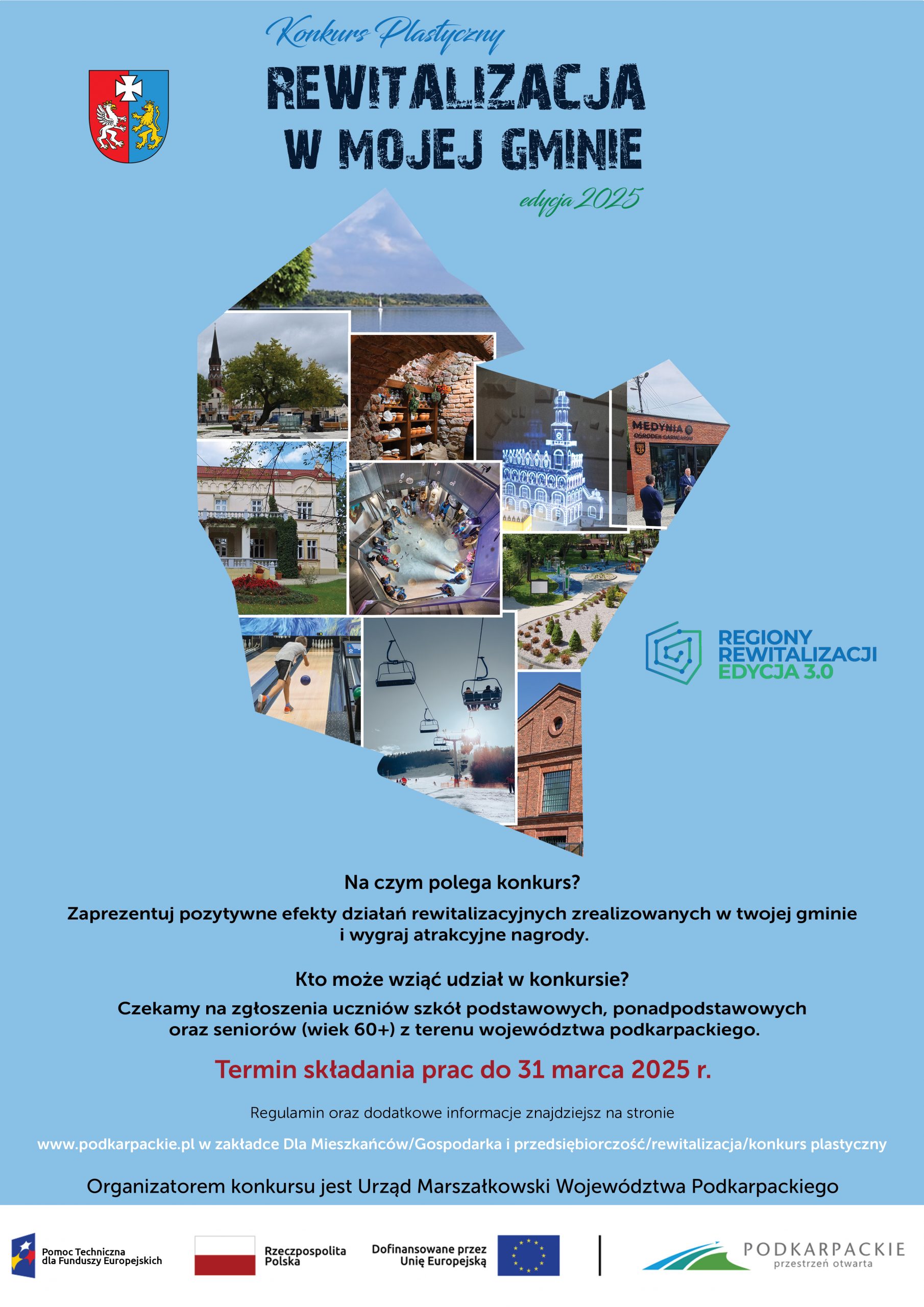 Konkurs plastyczny Rewitalizacja w mojej gminie – Edycja 2025